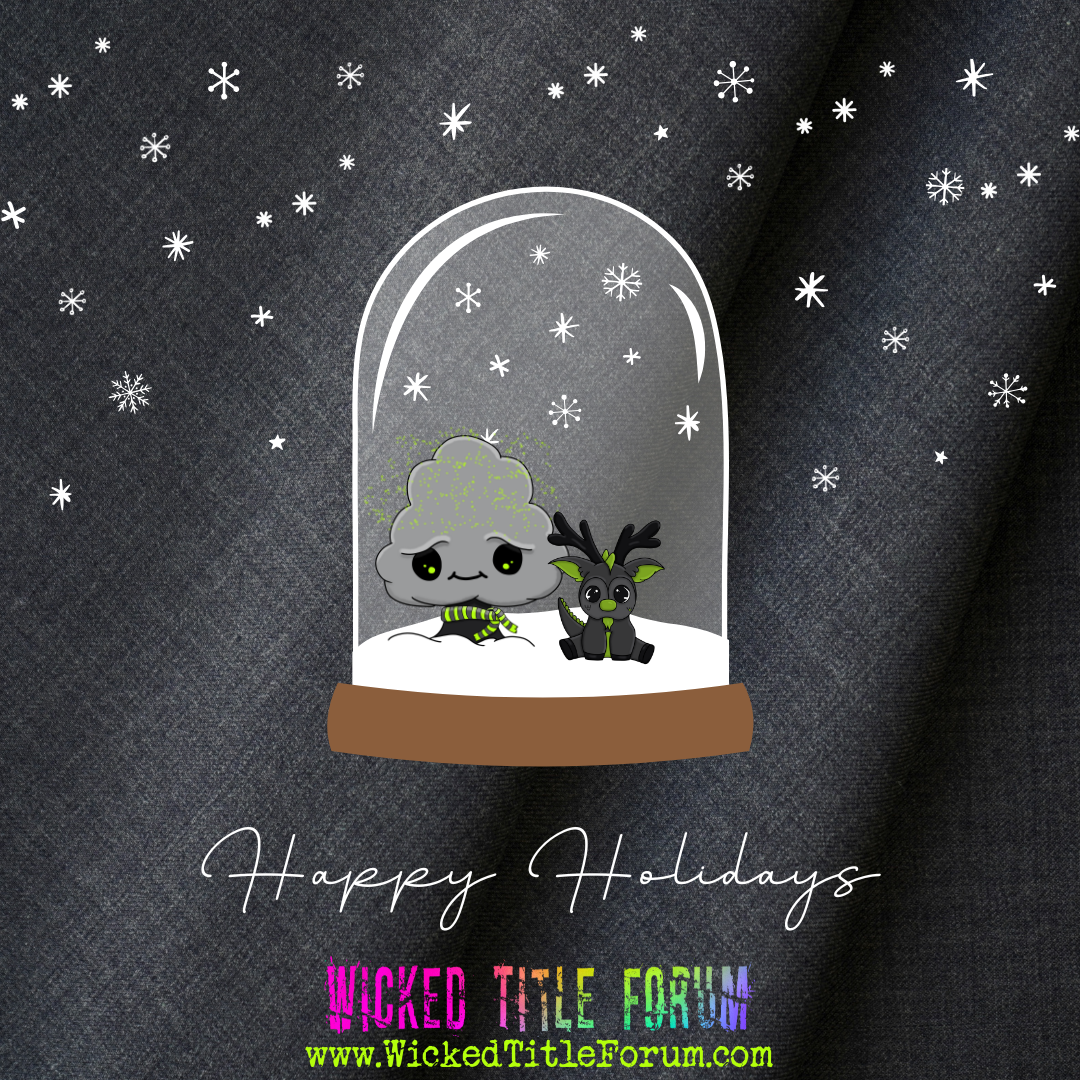 snow globe with cartoon tree and cartoon reindeer